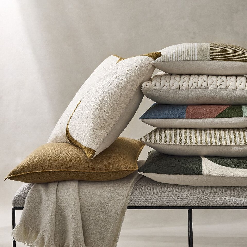 Durban Crewel Cushion Cover West Elm UK